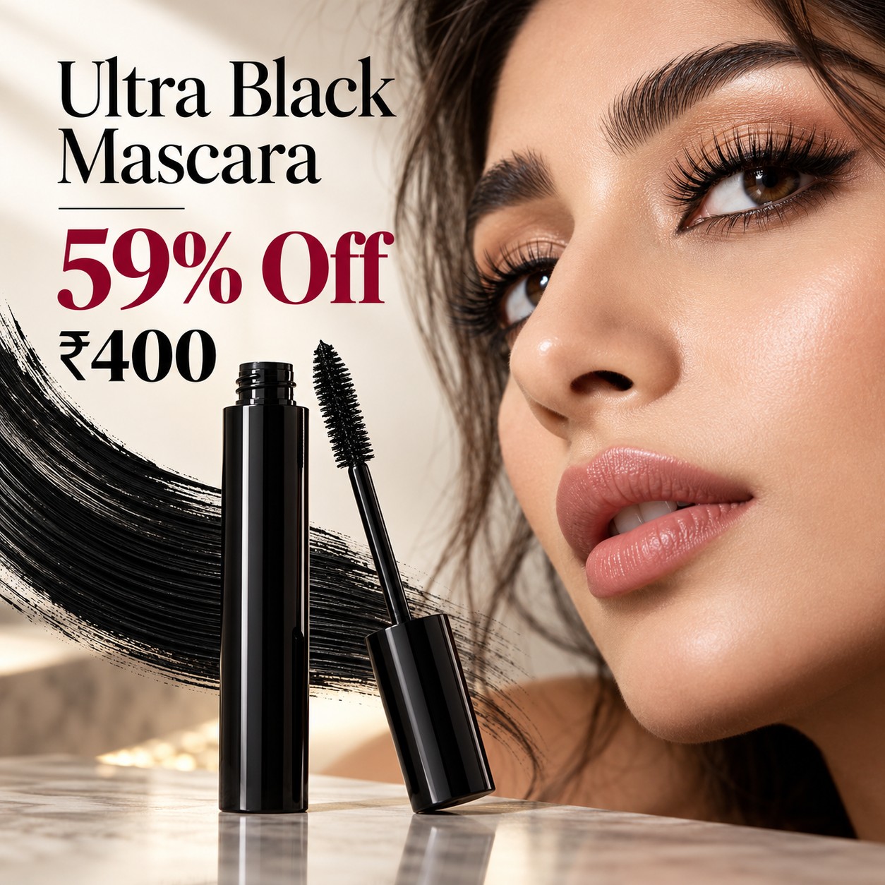 Don't Miss Out! Ultra Black Mascara Now 59% Off!