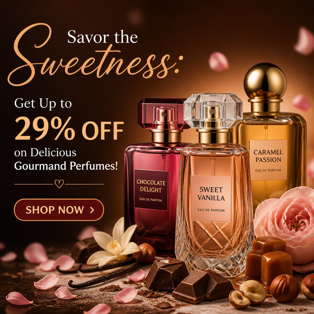 Savor the Sweetness: Get Up to 29% Off on Delicious Gourmand Perfumes!