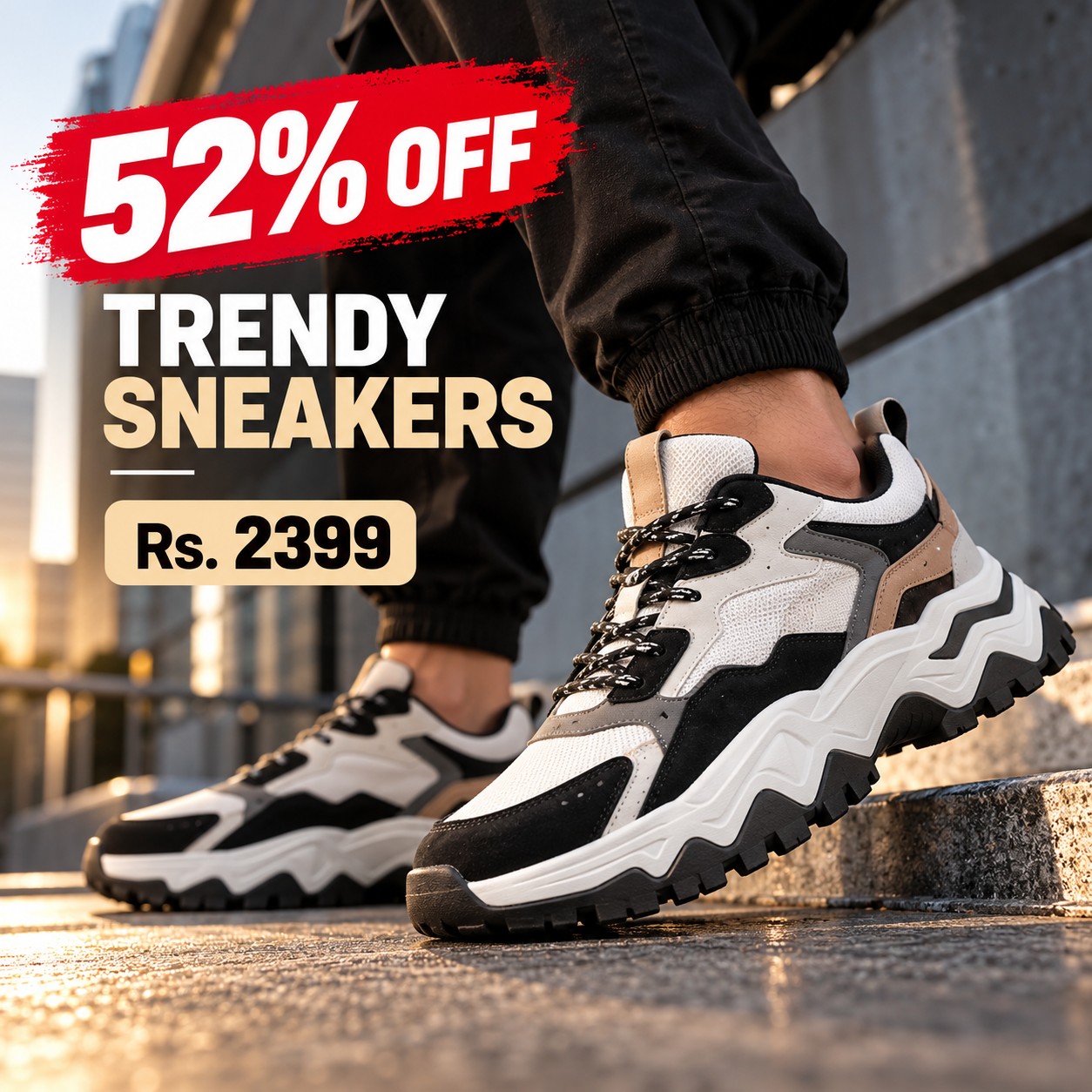 Score a 52% Price Slash on Trendy COLOSSUS Sneakers!