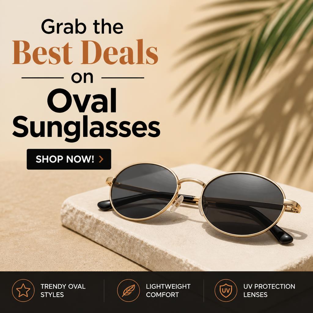 Grab the Best Deals on Oval Sunglasses – Shop Now!
