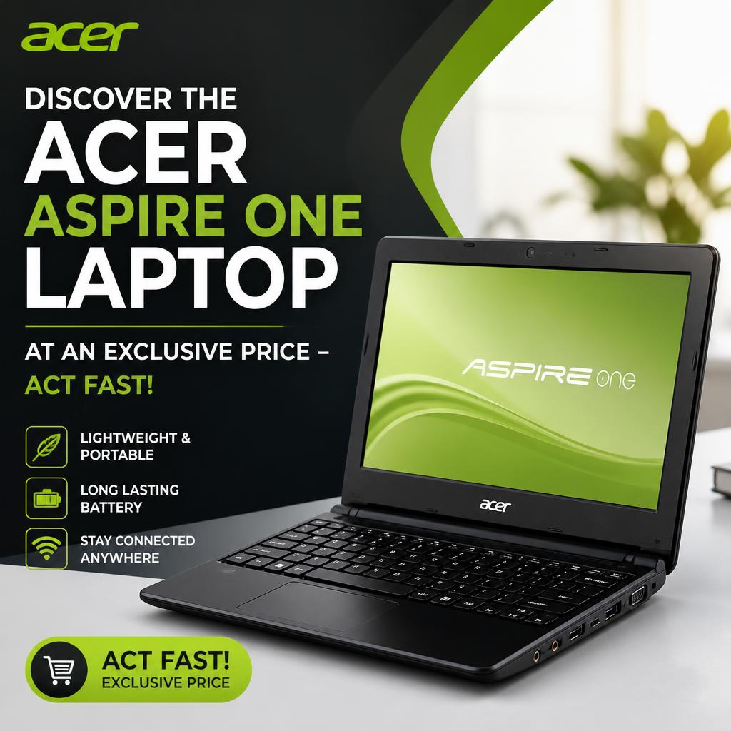 Discover the Acer Aspire One Laptop at an Exclusive Price – Act Fast!