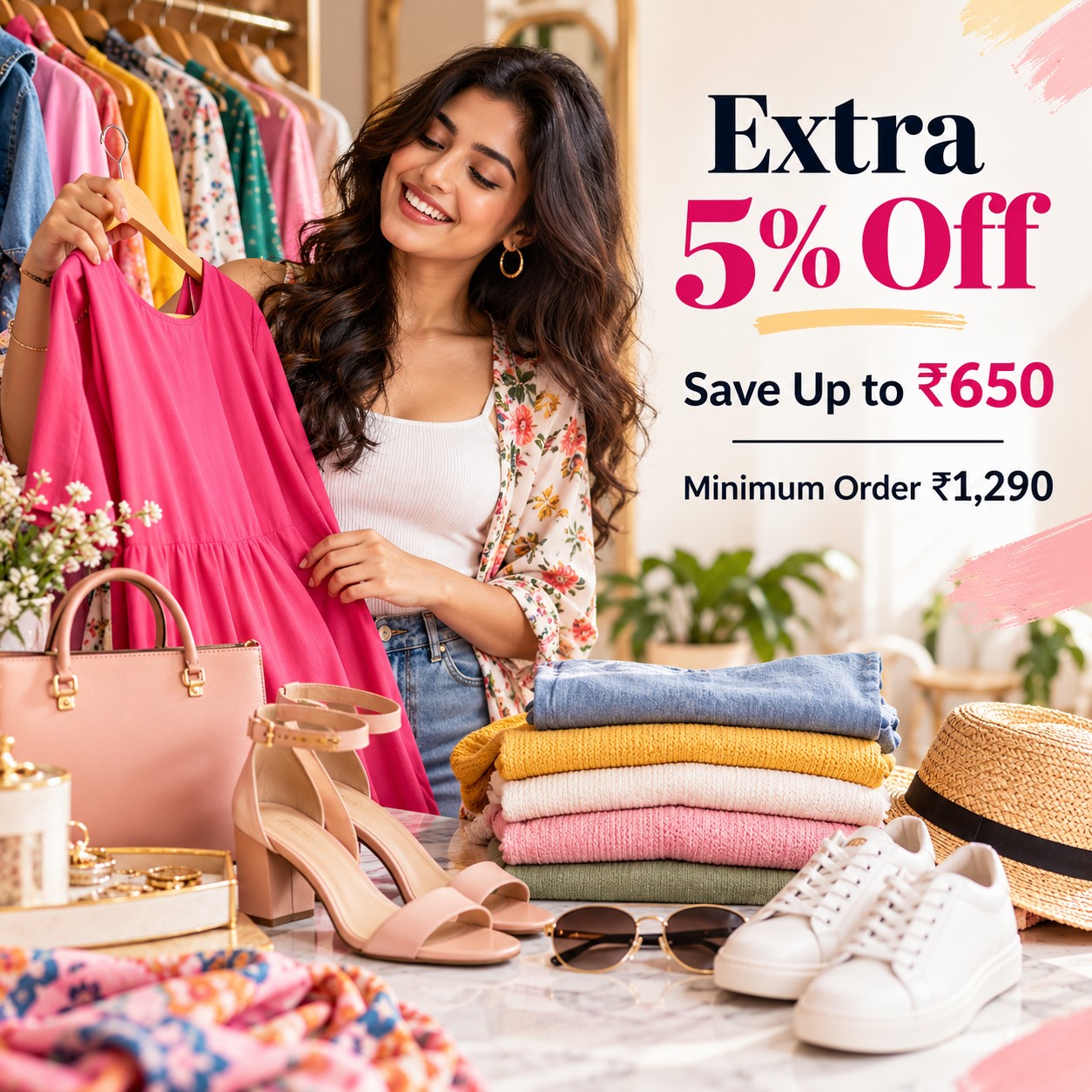 Get an Extra 5% Off – Save Up to ₹650 on Orders of ₹1290!