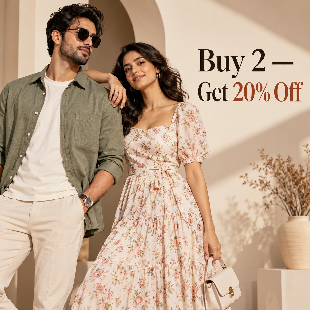 Limited Time: Double the Style, Double the Savings – 20% Off Two!