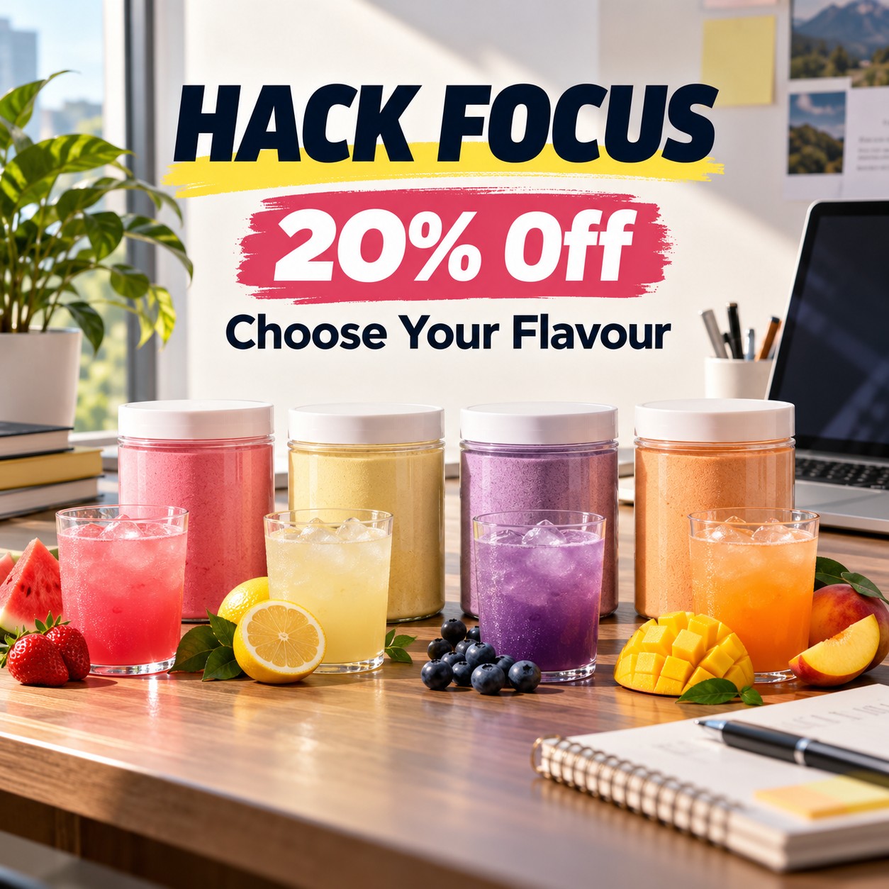 Grab Your 20% Discount on HACK FOCUS — Choose Your Flavor Today!