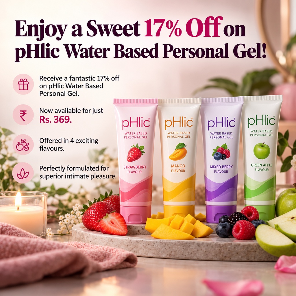 Enjoy a Sweet 17% Off on pHlic Water Based Personal Gel!