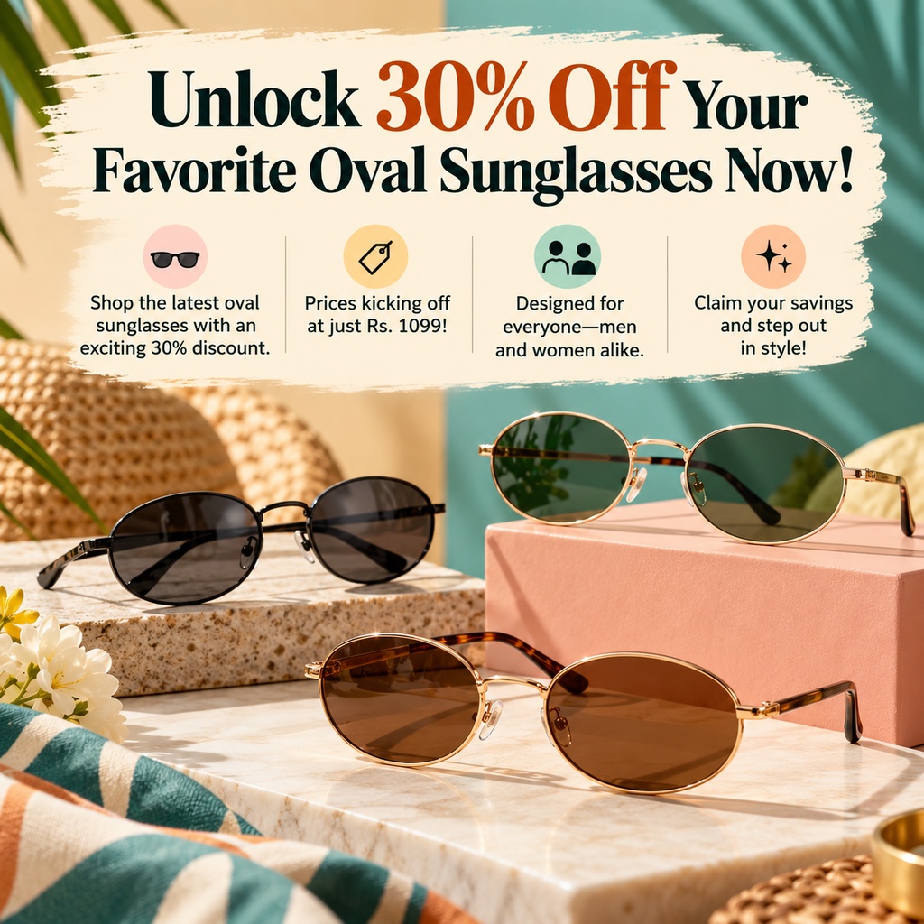 Unlock 30% Off Your Favorite Oval Sunglasses Now!