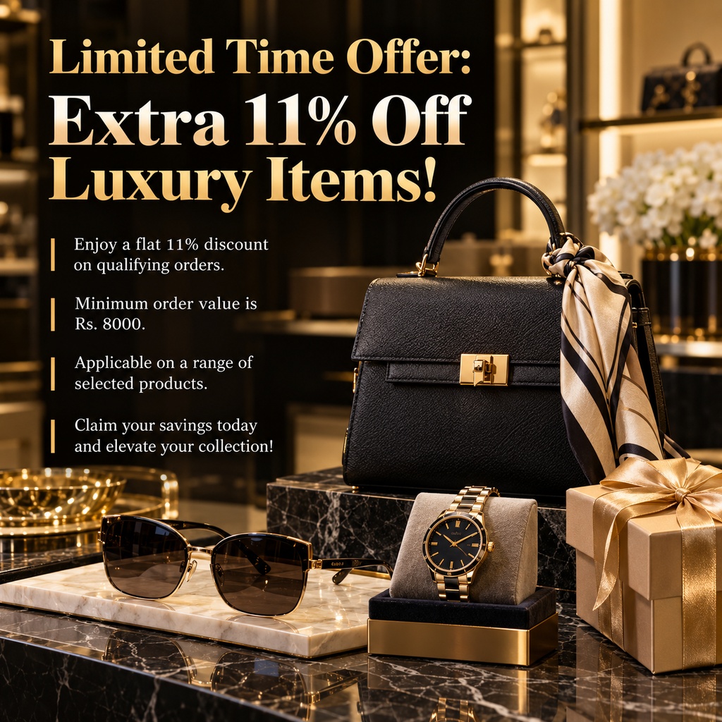 Limited Time Offer: Extra 11% Off Luxury Items!