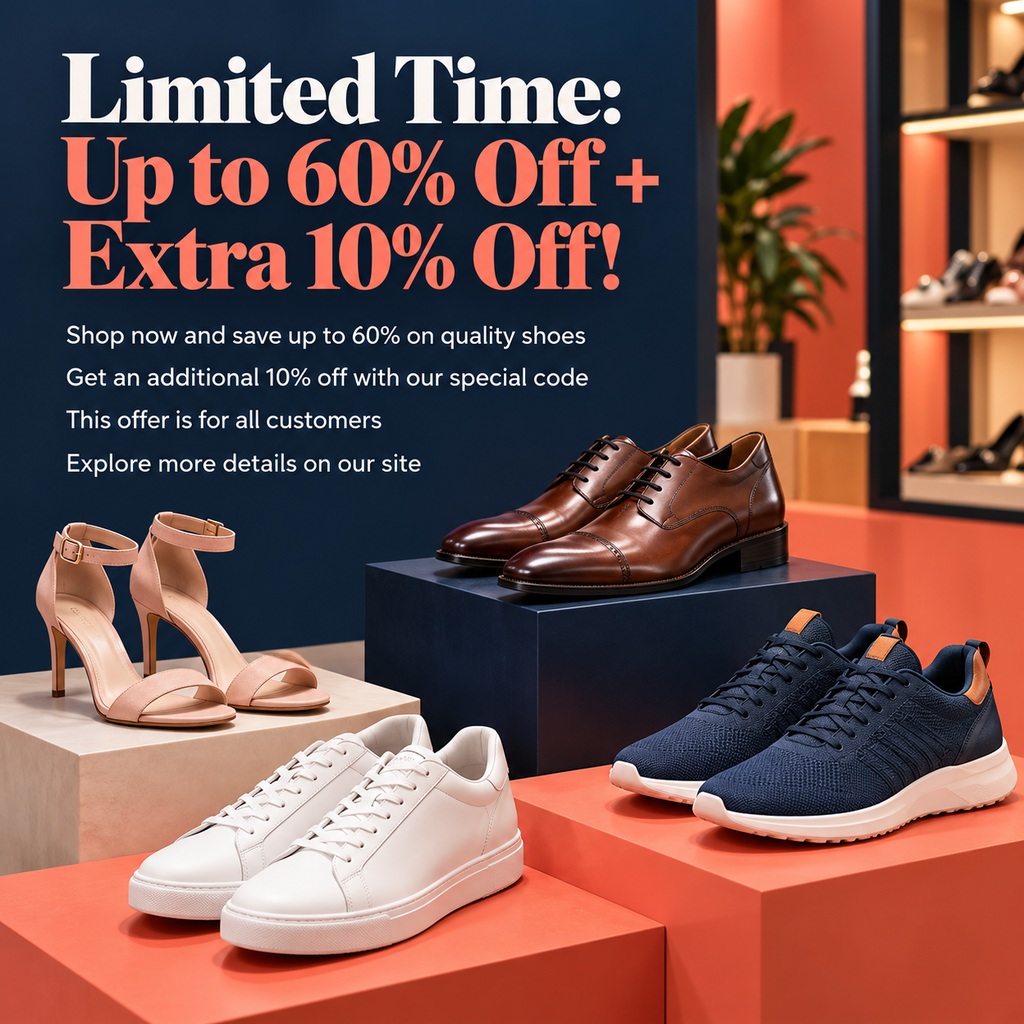 Limited Time: Up to 60% Off + Extra 10% Off!