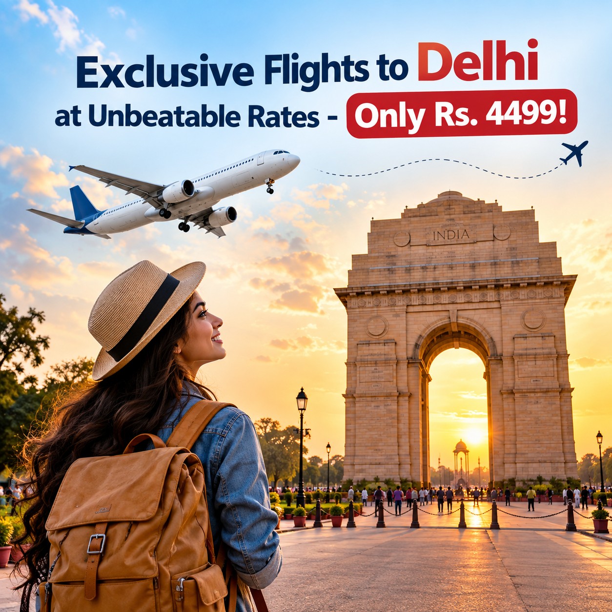 Exclusive Flights to Delhi at Unbeatable Rates - Only Rs. 4499!