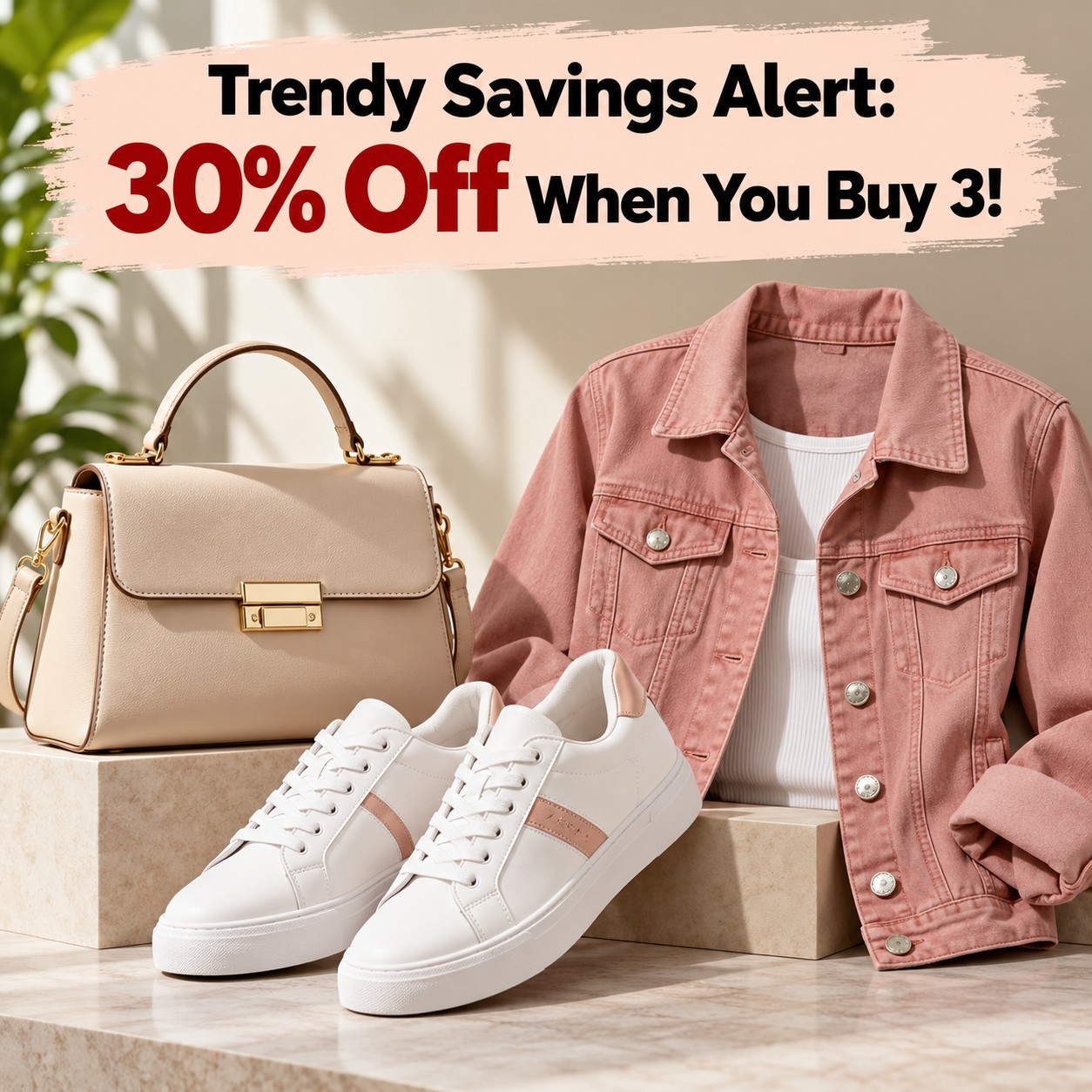 Trendy Savings Alert: 30% Off When You Buy 3!
