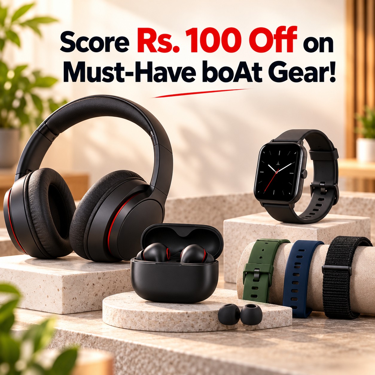 Score Rs. 100 Off on Must-Have boAt Gear!