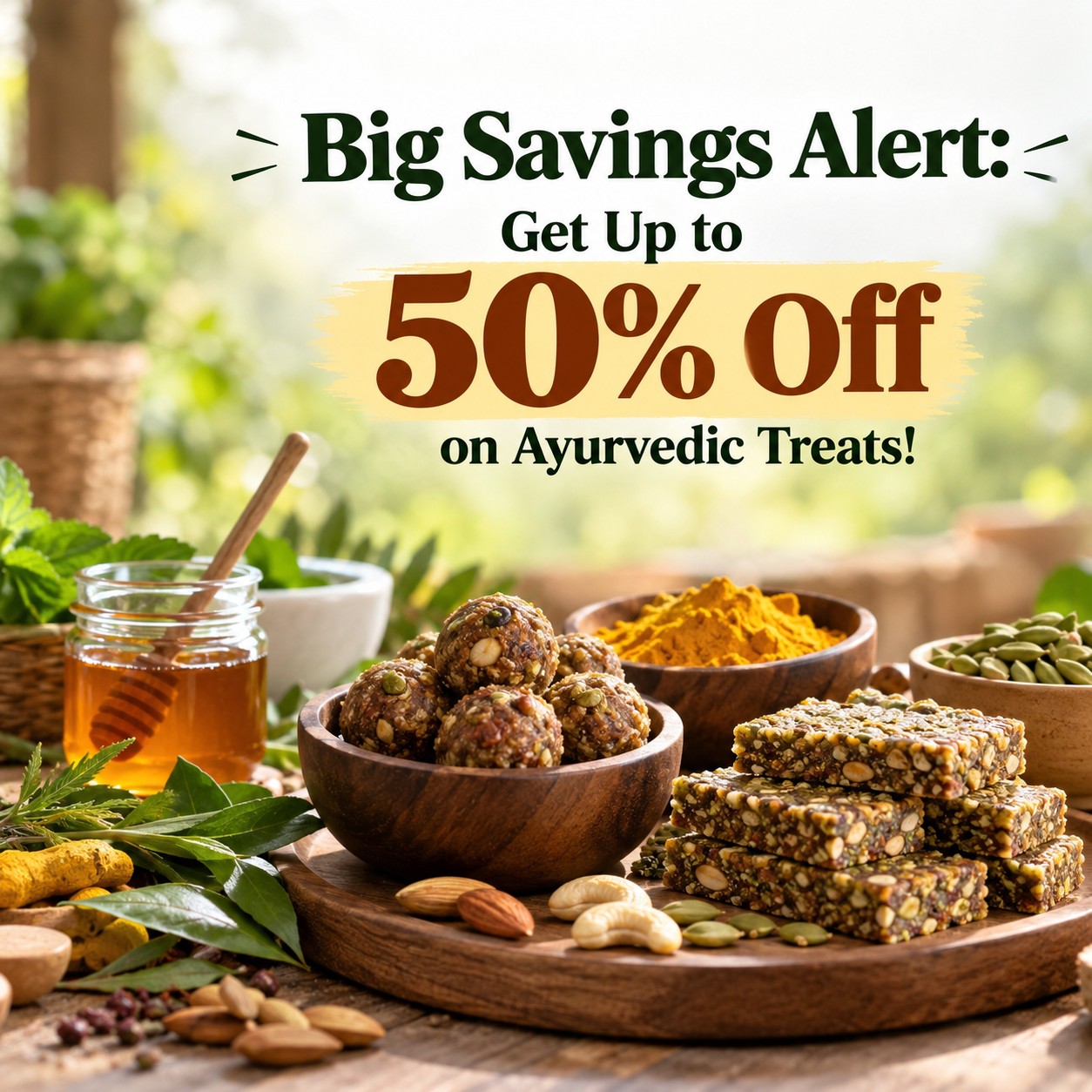 Big Savings Alert: Get Up to 50% Off on Ayurvedic Treats!