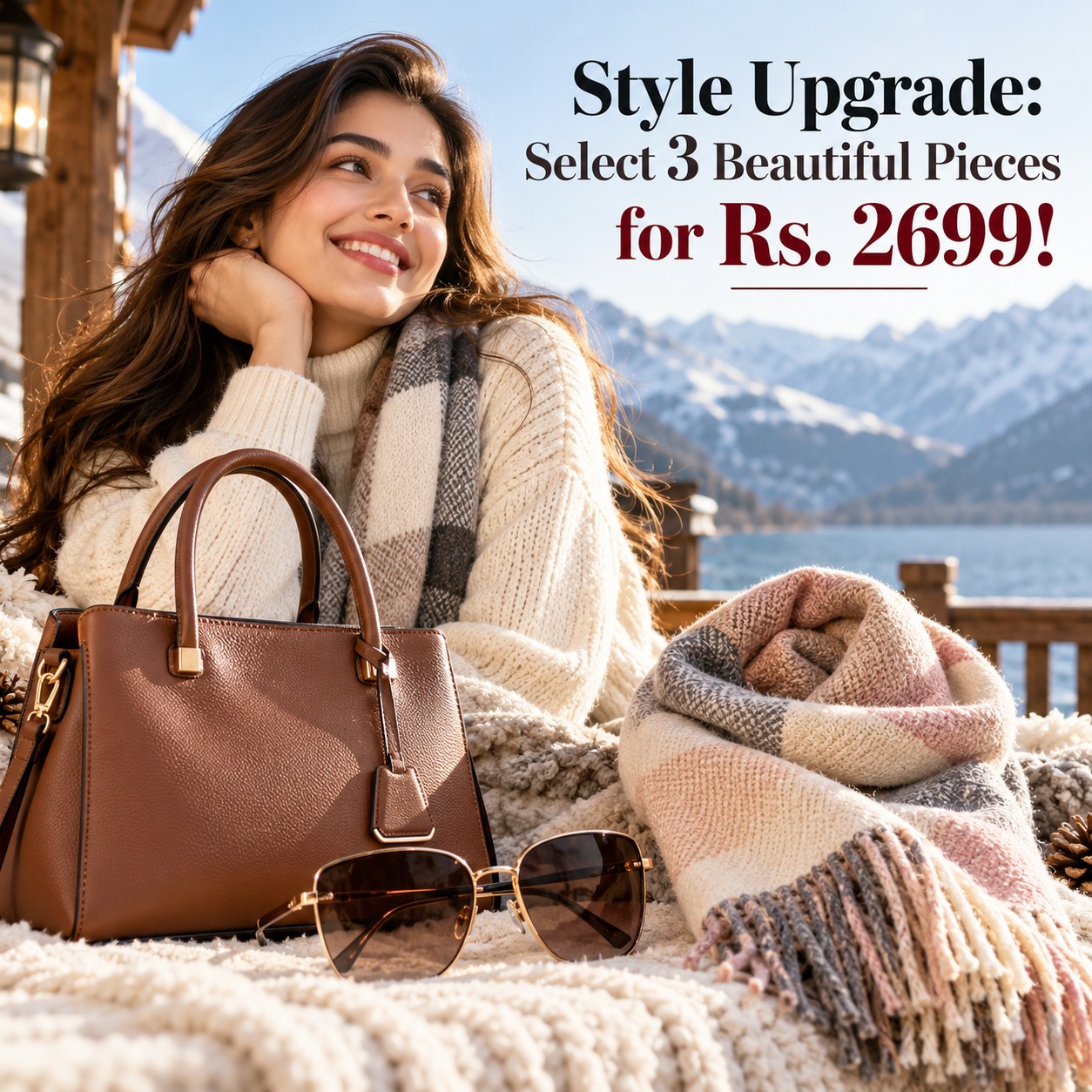 Style Upgrade: Select 3 Beautiful Pieces for Rs. 2699!