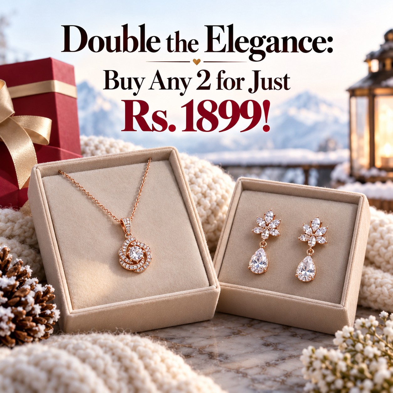 Double the Elegance: Buy Any 2 for Just Rs. 1899!