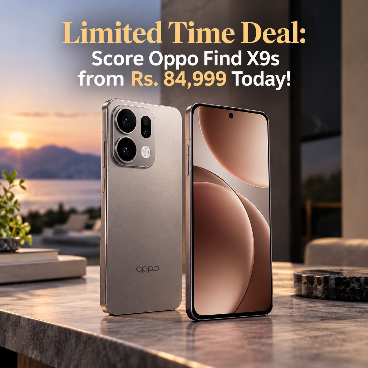 Limited Time Deal: Score Oppo Find X9s from Rs. 84,999 Today!