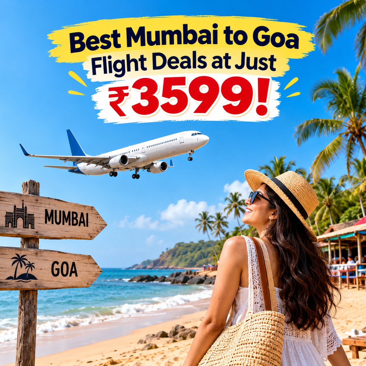 Best Mumbai to Goa Flight Deals at Just ₹3599!