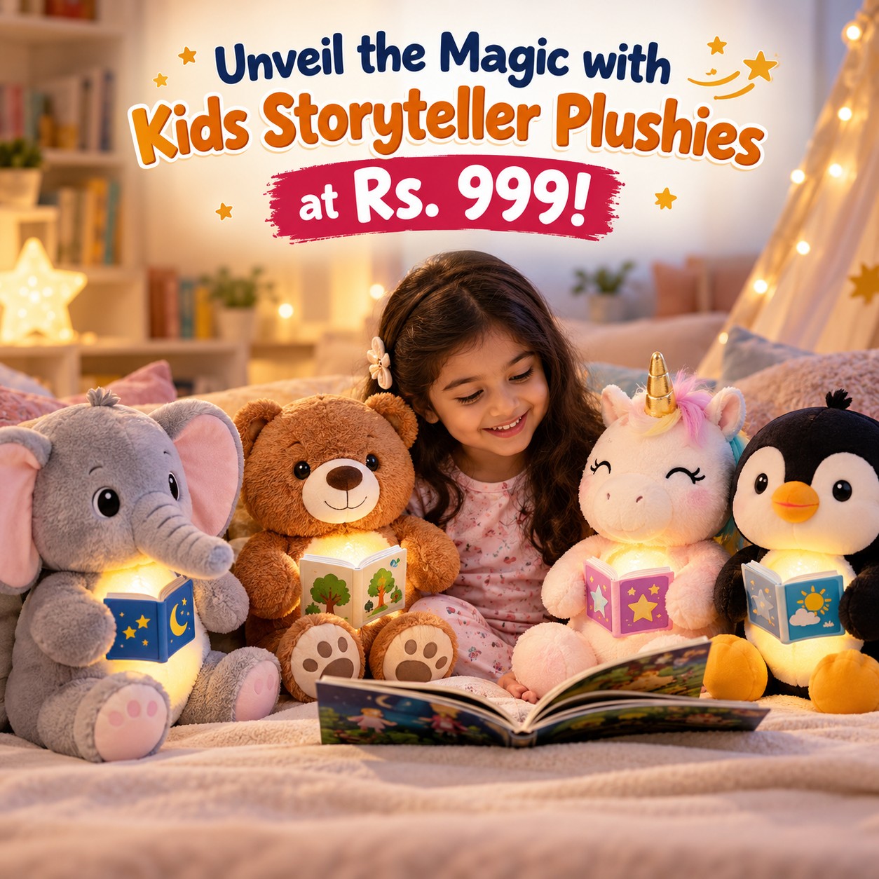 Unveil the Magic with Kids Storyteller Plushies at Rs. 999!