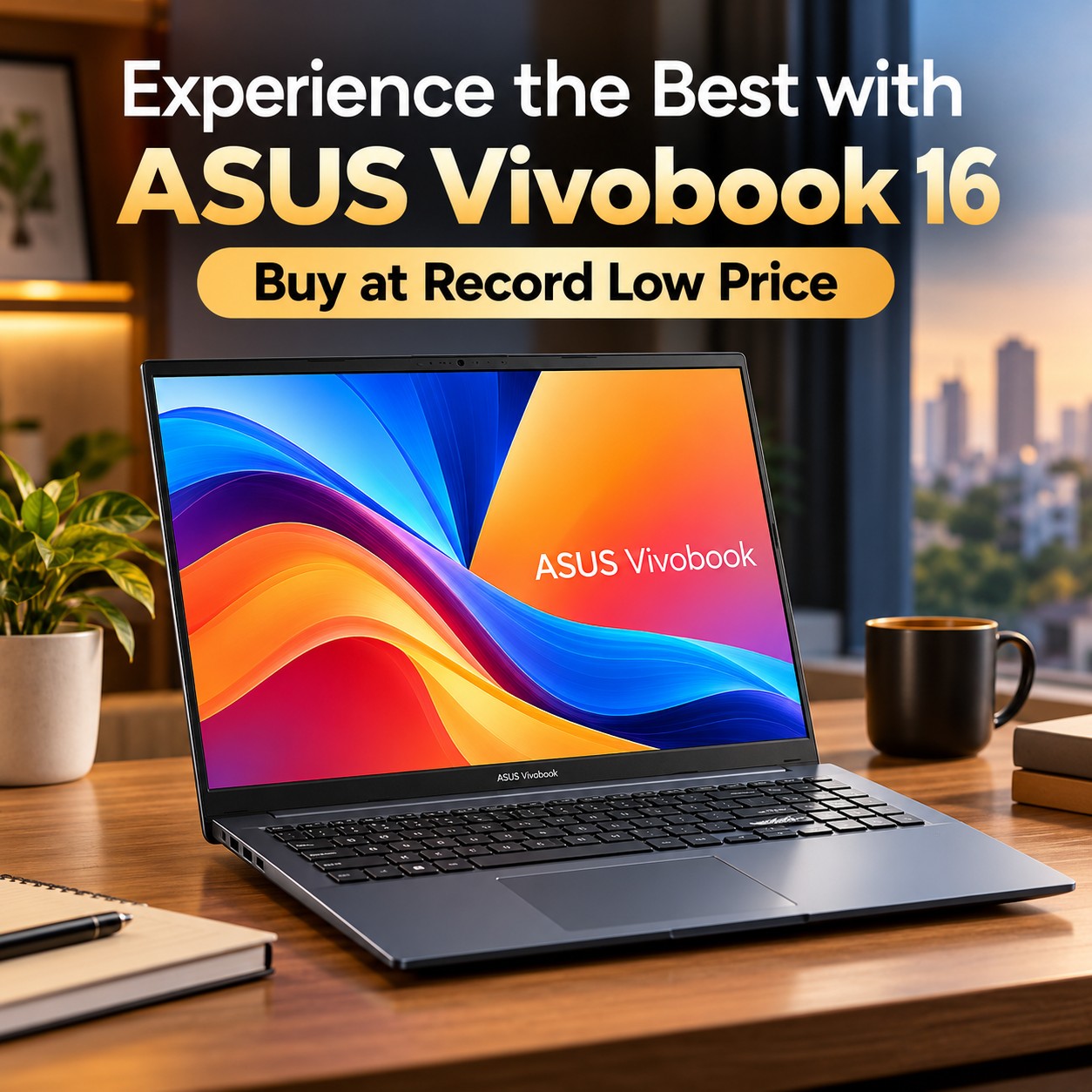 Experience the Best with ASUS Vivobook 16 – Buy at Record Low Price