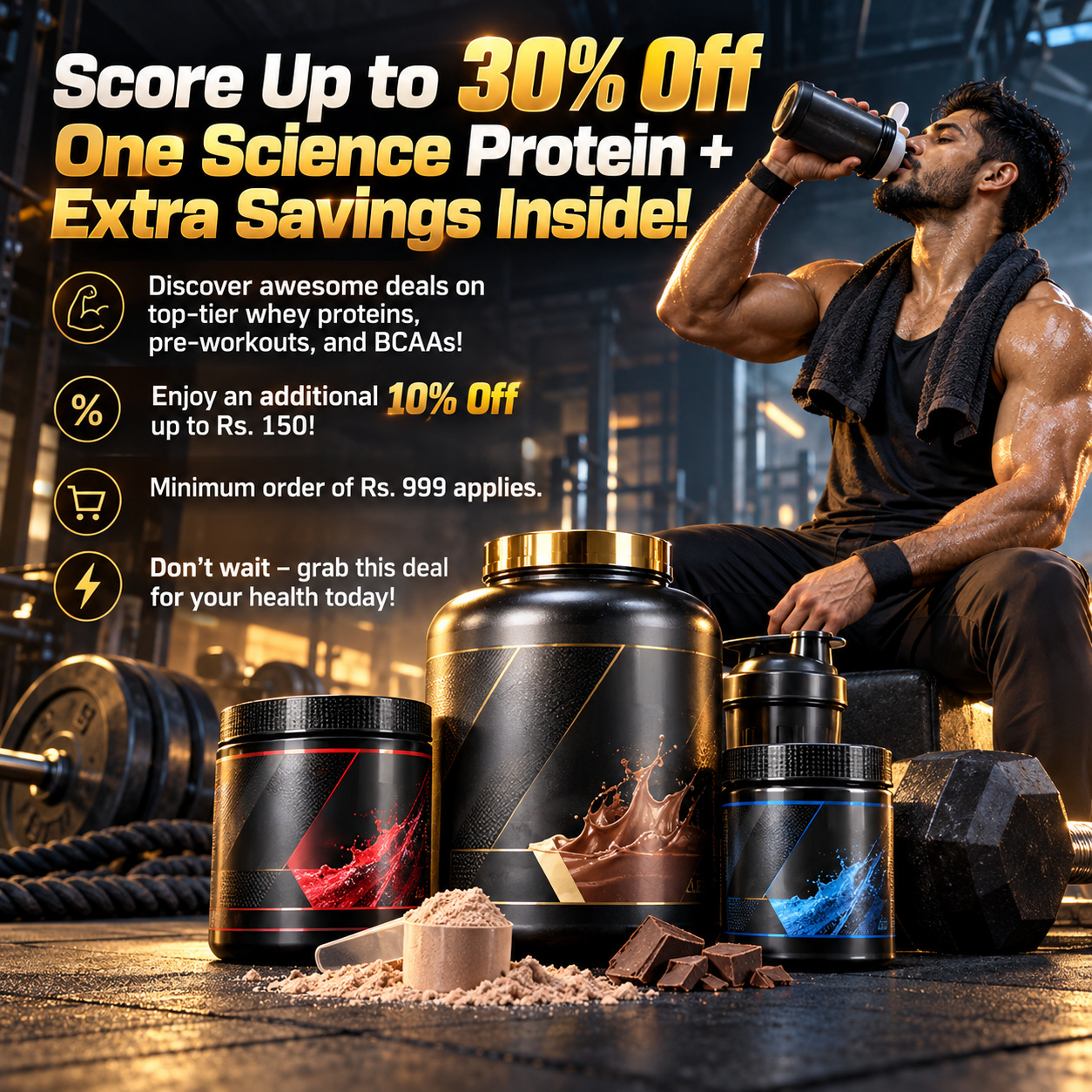 Score Up to 30% Off One Science Protein + Extra Savings Inside!