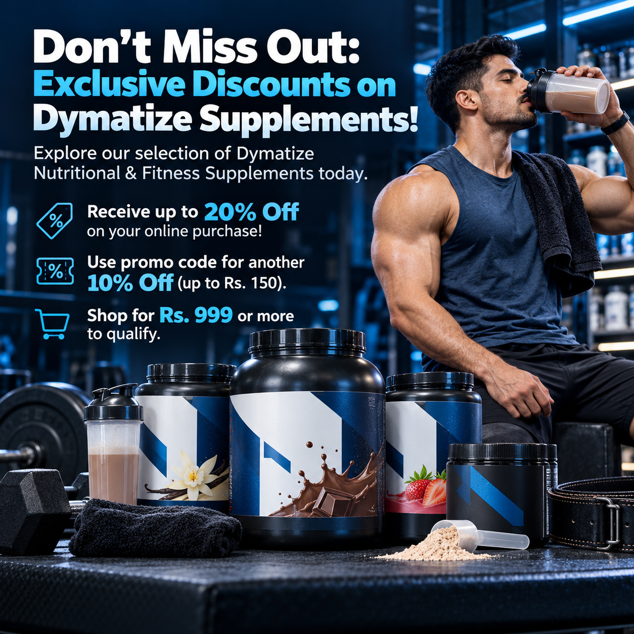 Don’t Miss Out: Exclusive Discounts on Dymatize Supplements!