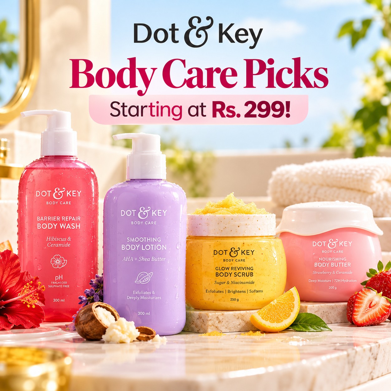 Dot & Key Body Care Picks Starting at Rs. 299!