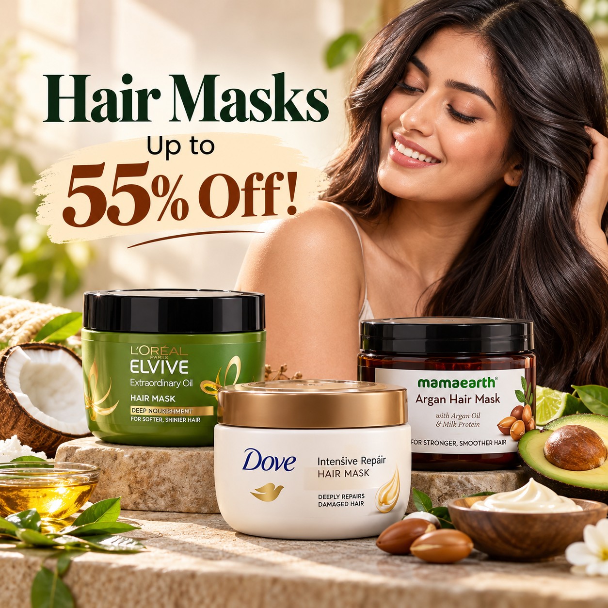 Hair Masks Up to 55% Off!