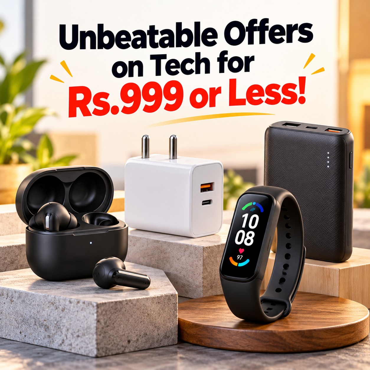 Unbeatable Offers on Tech for Rs.999 or Less!
