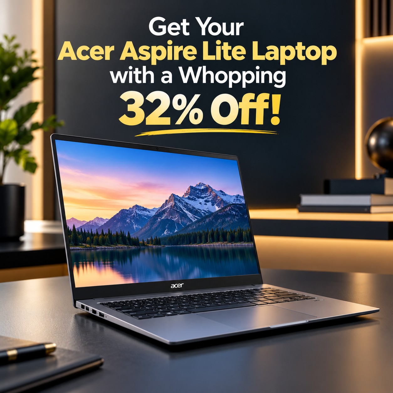 Get Your Acer Aspire Lite Laptop with a Whopping 32% Off!