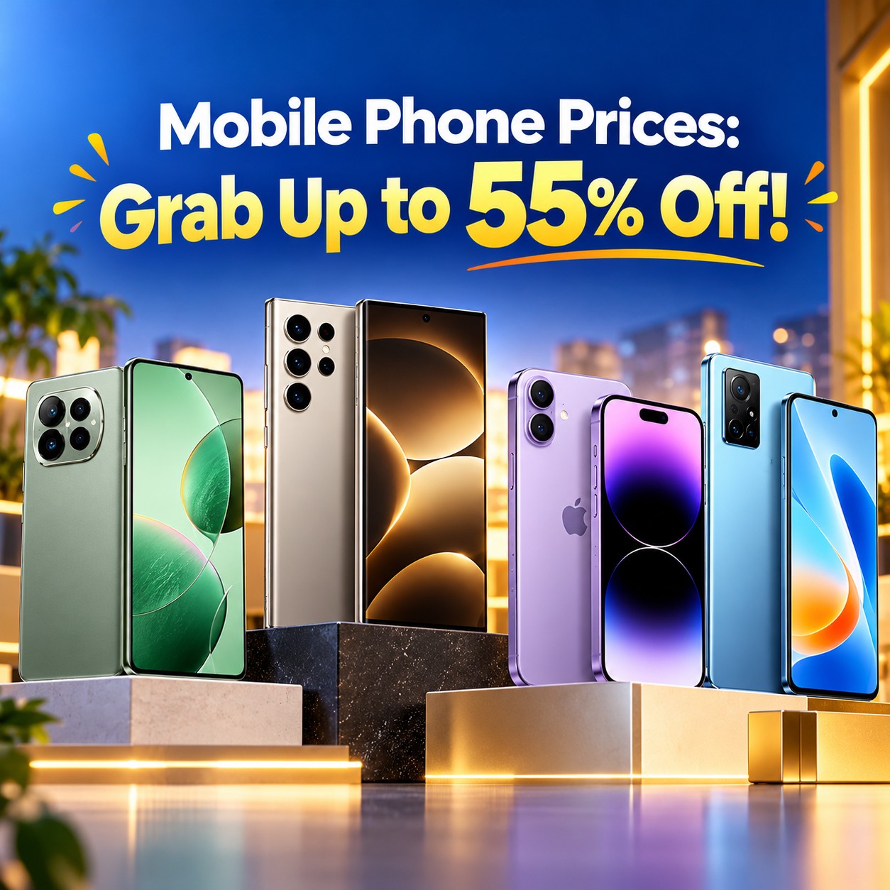 Mobile Phone Prices: Grab Up to 55% Off!