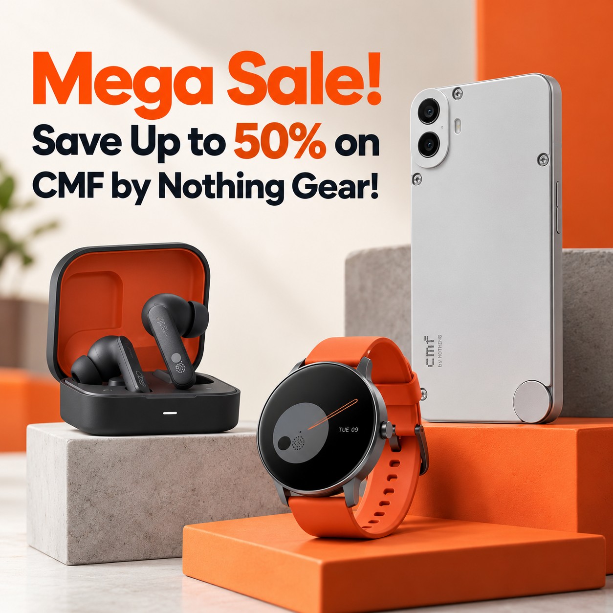 Mega Sale! Save Up to 50% on CMF by Nothing Gear!