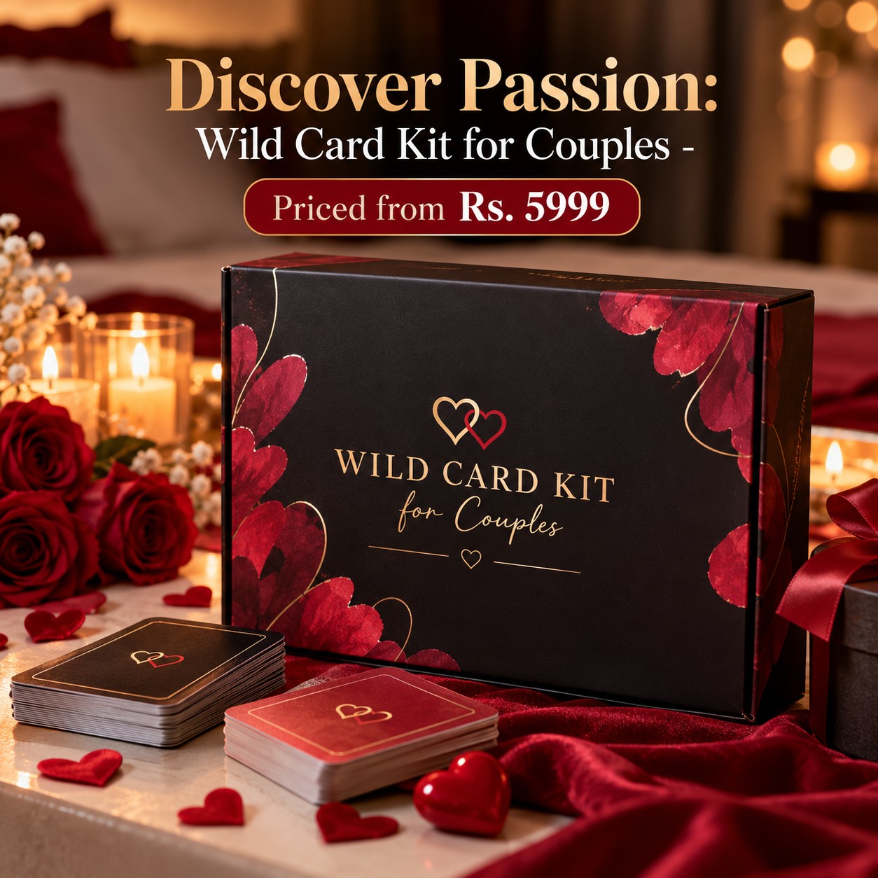 Discover Passion: Wild Card Kit for Couples - Priced from Rs. 5999