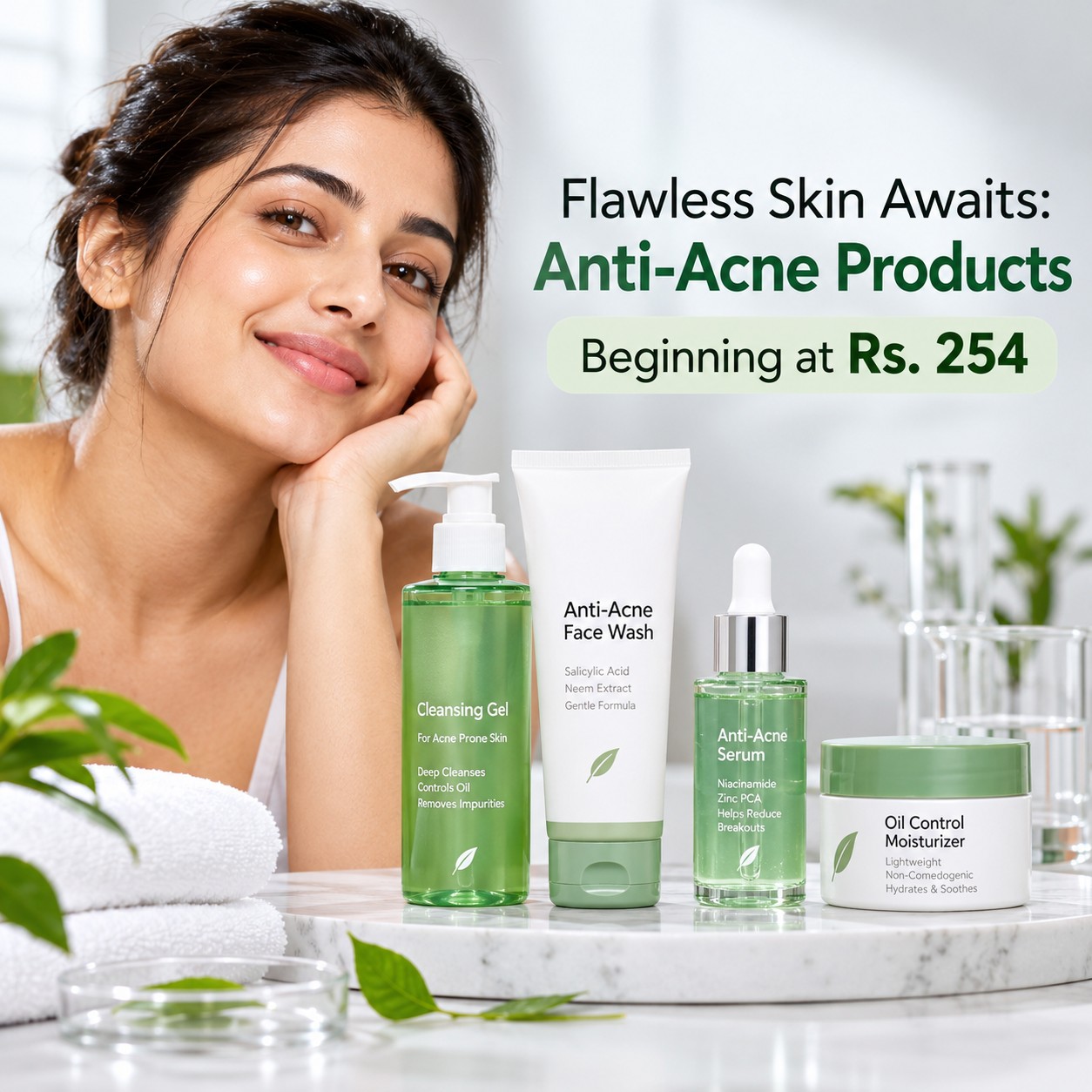 Flawless Skin Awaits: Anti-Acne Products Beginning at Rs. 254