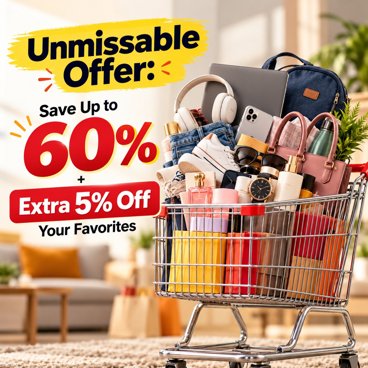 Unmissable Offer: Save Up to 60% + Extra 5% Off Your Favorites