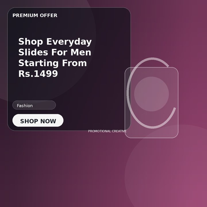 Shop Everyday Slides For Men Starting From Rs.1499